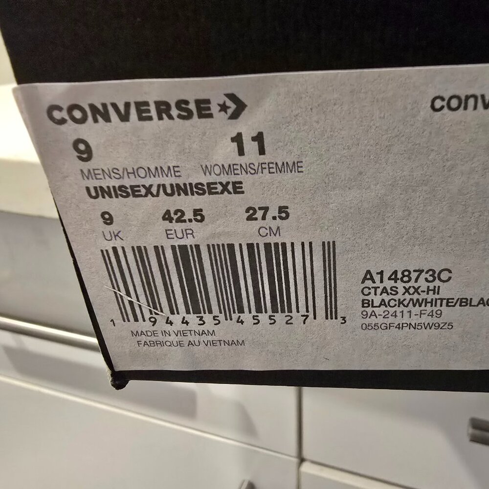 Converse Unisex Chuck Taylor XX-Hi Straps Buckles A14873C Women's 11 Men's 9 New - Picture 10 of 13